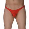 OROCOJUCO Men Low-Rise Bikini Pouch Thong Underwear Red XL view 3