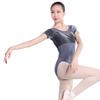 115141007 Ballet Velvet Leotard Ballet Dance Leotards For Girls Baiwu (M 165, Premium gray + medium gray) view 2