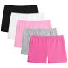 BOOPH Girls Dance Shorts Bike Short for Underdress 5-7 Years Multicolor 5 Pack view 1