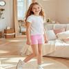 BOOPH Girls Dance Shorts Bike Short for Underdress 5-7 Years Multicolor 5 Pack view 3