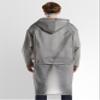 Outdoor peak Women's Raincoat Raincoat Raincoat windbreaker Transparent with backpack space (grey, M 150-160 CM 40-70KG) view 2
