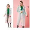 Outdoor peak ladies mens waterproof rain jacket windbreaker rainwear fishing sport (white, XXL 175-185CM 75-85KG) view 4