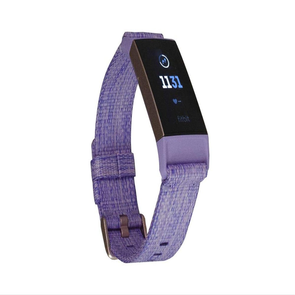 Fitbit Charge 3 SE Fitness Activity Tracker, Lavender Woven, One Size (S and L Bands Included),1 Count (Pack of 1)
