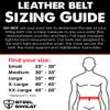 Steel Sweat Weight Lifting Belt - 4 Inches Wide by 10mm - Single Prong Powerlifting Belt that's Heavy Duty - Genuine Cowhide Leather - Small Texus view 2
