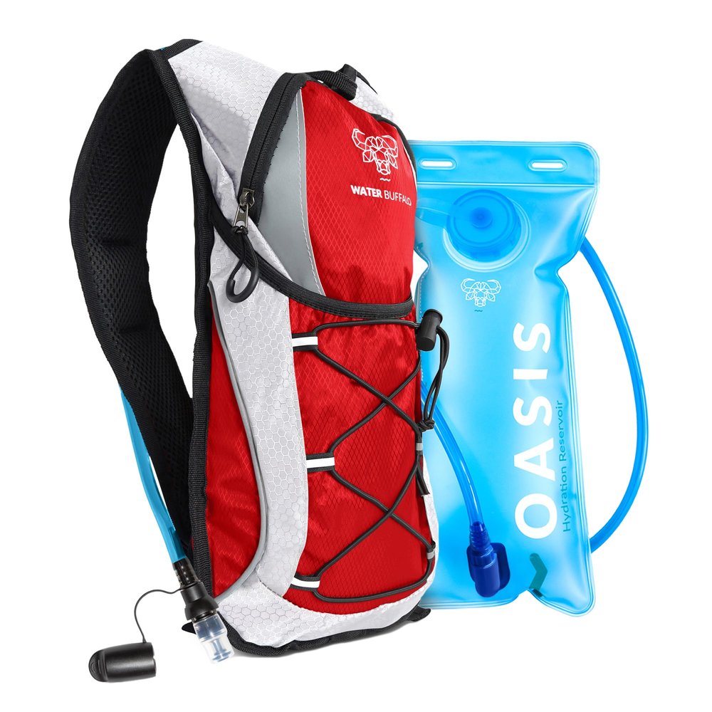 Road Runner Hydration Backpack Lightweight Water Backpack with 2L Bladder - 12L Hydration Pack for Running, Hiking, Cycling & Outdoor Adventures