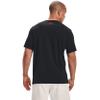 Under Armour Mens Global Foundation Short-Sleeve T-Shirt , Black (001)/Red , X-Small view 2