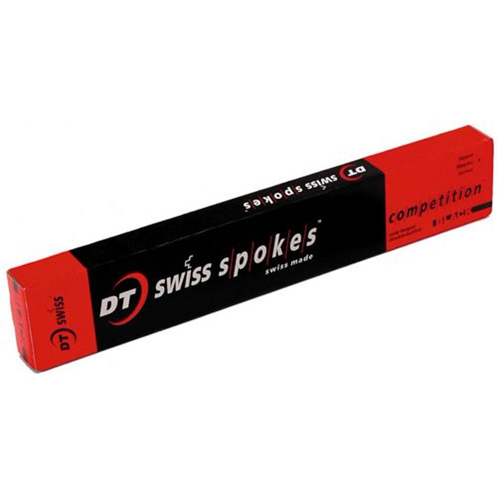DT Swiss Db14G Competition Bicycle Spoke - Black - Box of 20 (Black - 20/Box 278mm)