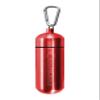 Coghlan's Watertight Aluminum Capsule with Carabiner  Compact, Lightweight Storage for Pills, Matches, or Small Essentials  Ideal for Travel, Hiking, Camping, XL view 1