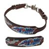 Showman Leather Wither Strap w/Painted Freedom & Feather Design view 1