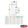 Kong Stainless Steel Oval Quick Link (12mm) Marine Grade Chain Link Connector - Pack of 2 view 2