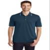 Port Authority Dry Zone UV Micro-Mesh Tipped Polo K111, River Blue Navy/White, X-Large view 1