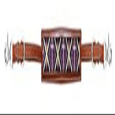 Showman Leather Wither Strap w/Beaded Cross Design