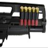 TRINITY 5-Round Side Saddle Shell Holder for KS7  Picatinny Rail Mount, Aluminum Carrier, Black view 2