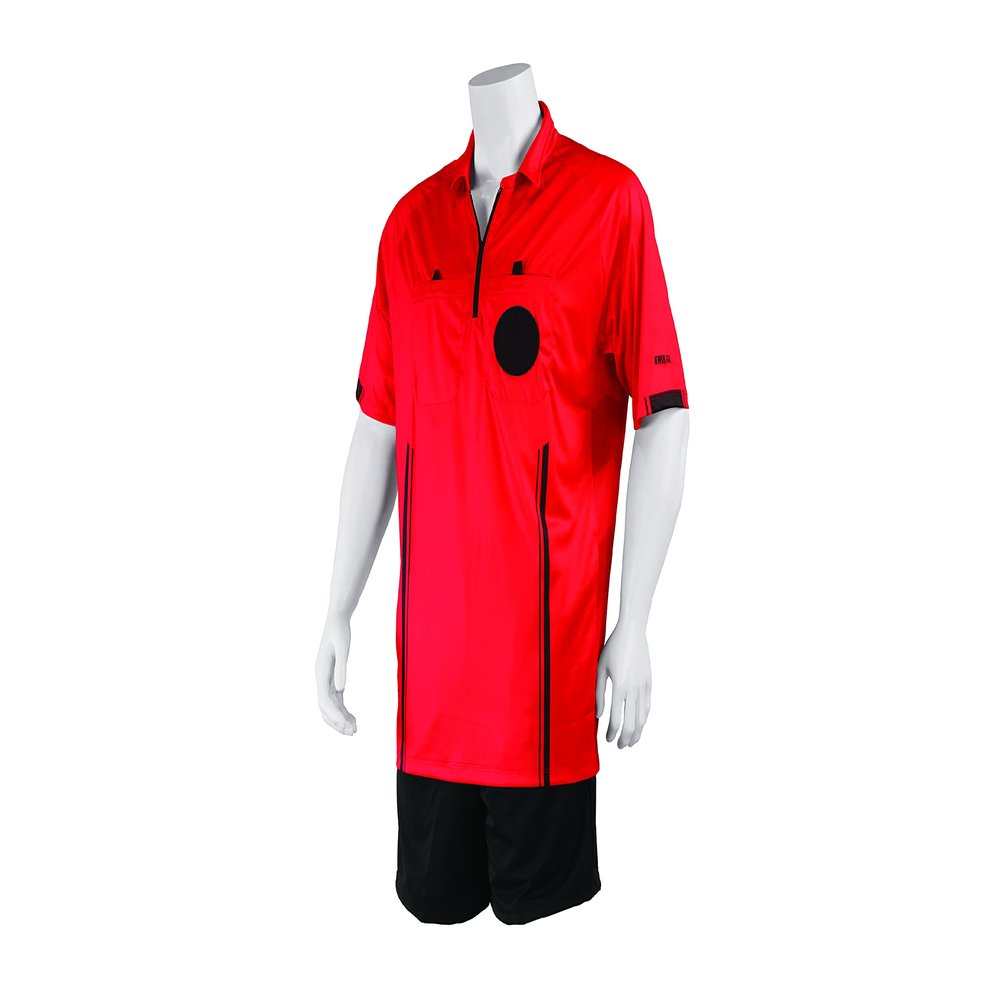Kwik Goal Official Referee Jersey, Red, Medium