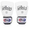 Fairtex BGV1BR Muay Thai Boxing Breathable Gloves for Men, Women, Kids | MMA Gloves, Kickboxing, Gym, Workout | Premium Quality, Light Weight & Shock Absorbent 16 oz Boxing Gloves-White view 3