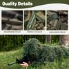 MOPHOTO 5 in 1 Ghillie Suit 3D Camouflage Hunting Suits - Jacket, Pants, Hood, Carry Bag for Adults & Youth, M/L/XL/XXL view 2
