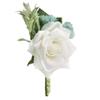 Boutonniere Brooch Flower Bridegroom Groom Men's Boutineer with Pin for Wedding, Prom, Homecoming view 2