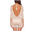 Beach Cover Up Sexy Robe De Plage Crochet Bikini White view 1