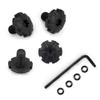Cool Hand Customized Grips Screws for Beretta 92FS, 92S, M9, 92A1, 96A1, 92 INOX, 4 Stainless Steel Screws, 4 O Rings, T10 Torx Key, Black, SB92-4-B view 1