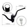 SENQI Road Bike Double Handle Brake Lever for C Brake and V Brake Black view 2