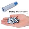 Dioche 15pcs Inline Skate Axles, Steel Construction Skate Wheel Screws Bolt Fittings Inline Skating Replacement Bearings (35mm), Wholesale Business view 4