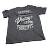 40th Birthday Gift Shirt for Men - Genuine Vintage 1986 Aged to Perfection - Charcoal-001-4X view 4
