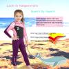 NATYFLY Kids Wetsuit, 2.5mm Neoprene Thermal Swimsuit, Full Wetsuit for Girls Boys and Toddler, Long Sleeve Kids Wet Suits for Swimming (New Pink-Girls Wetsuit-2.5mm, 2) view 4