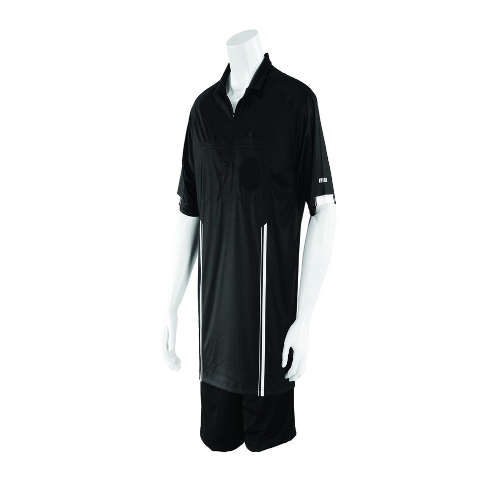 Kwik Goal Official Referee Jersey, Black, X-Large