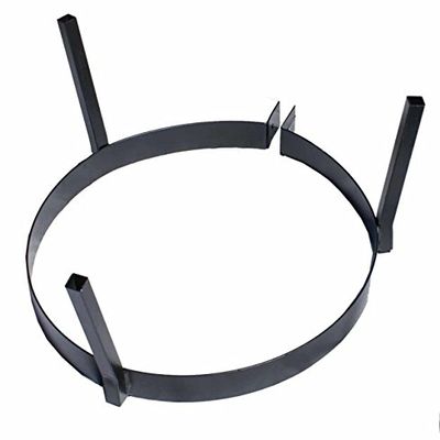 On Time Wildlife Feeders Barrel Ring, 32 Gal, Black, 00701