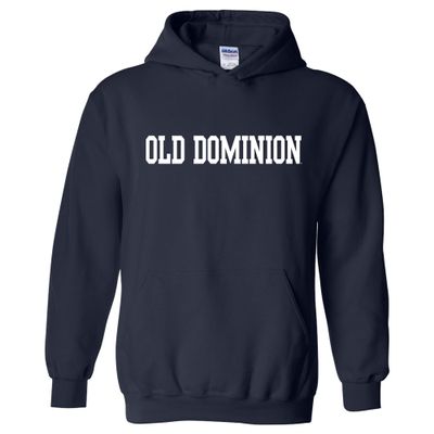 AH01 - Old Dominion Monarchs Basic Block Hoodie - 2X-Large - Navy