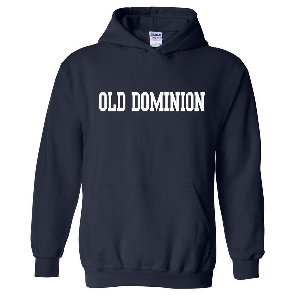 AH01 - Old Dominion Monarchs Basic Block Hoodie - 2X-Large - Navy