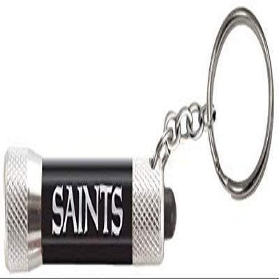 Aminco NFL New Orleans Saints Mini LED Torch Keychain