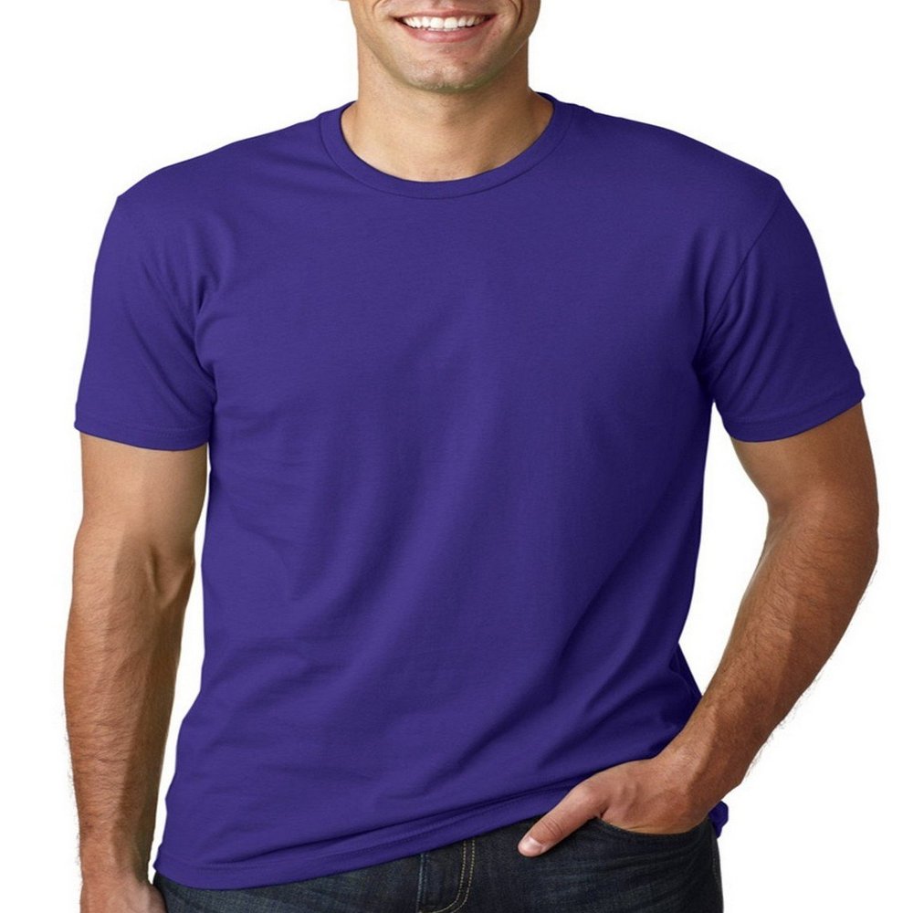 Next Level Mens Premium Fitted Crew Purple Rush Small (Pack of 5)