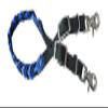 Showman Braided Nylon Wither Strap w/Rhinestone Conchos view 2