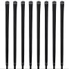 Tour Pro Soft Black Standard Size Golf Grips and Grip Kit + Utility Hook Blade (8 grips, grip tape, clamp, grip removal hook blade, instructions) view 1