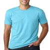 Next Level Mens Premium Fitted Crew Tahiti Blue X-Small (Pack of 5) view 1
