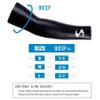 Synergy Neoprene Swim Sleeves (Black, Large) view 2