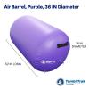 Tumbl Trak Air Barrel, Commercial Grade Air Roller for Gymnastics and Cheerleading, Purple, 36In Diameter view 2