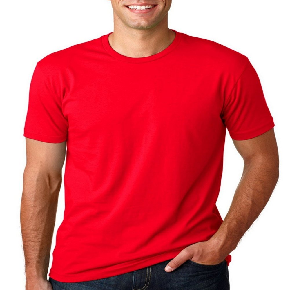 Next Level Mens Premium Fitted Crew Red Medium (Pack of 5)