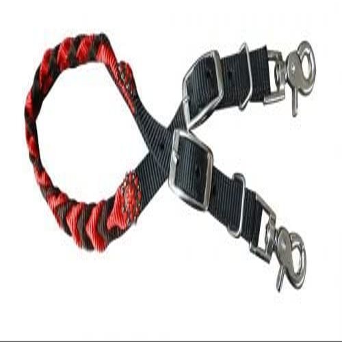 Showman Braided Nylon Wither Strap w/Rhinestone Conchos