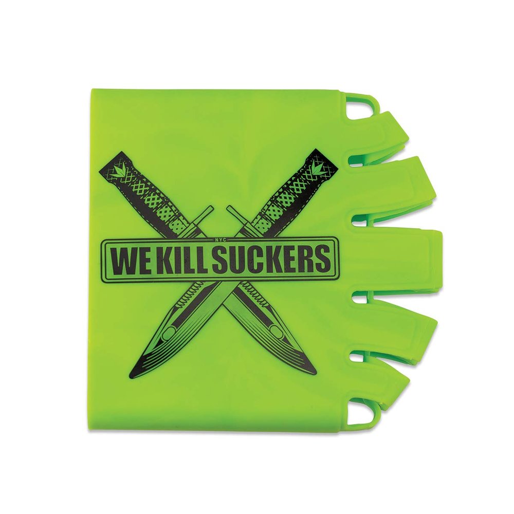 Bunker Kings Knuckle Butt Tank Covers - WKS Knife Lime