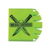 Bunker Kings Knuckle Butt Tank Covers - WKS Knife Lime view 1