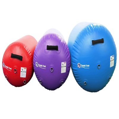 Tumbl Trak Air Barrel, Commercial Grade Air Roller for Gymnastics and Cheerleading, Purple, 30In Diameter