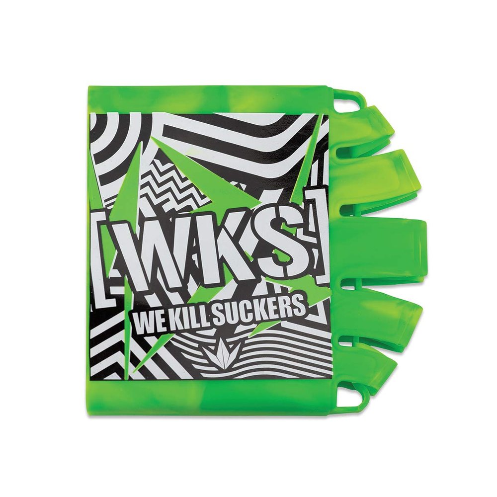 Bunker Kings Knuckle Butt Tank Covers - WKS Shred Lime