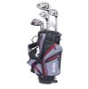 Tour Edge HL-J Junior Complete Golf Set with Bag (Left Hand, Graphite, 1 Putter, 3 Irons, 1 Hybrid, 1 Fairway, 1 Driver 9-12 YRS) Red view 1
