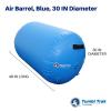 Tumbl Trak Air Barrel, Commercial Grade Air Roller for Gymnastics and Cheerleading, Blue, 30In Diameter view 2