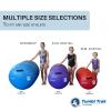Tumbl Trak Air Barrel, Commercial Grade Air Roller for Gymnastics and Cheerleading, Blue, 30In Diameter view 3