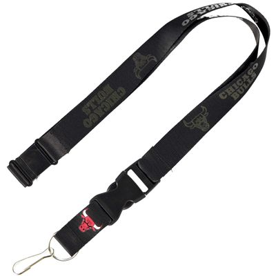 Aminco NBA Chicago Bulls Team Lanyard, Black on Black