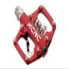 KCNC Bicycle Binding Pedals, Red, One Size, Clipless Platform Pedals, Lightweight Aluminum view 1