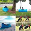 Thaisan7, Inflatable Sleeping Bag Hangout Air Camping Sofa Beach Sleep Bed,185x70cm,Polyester fabrics,Sofa Camping Lazy,Portable comfortable sleeping, Color: Pink view 3